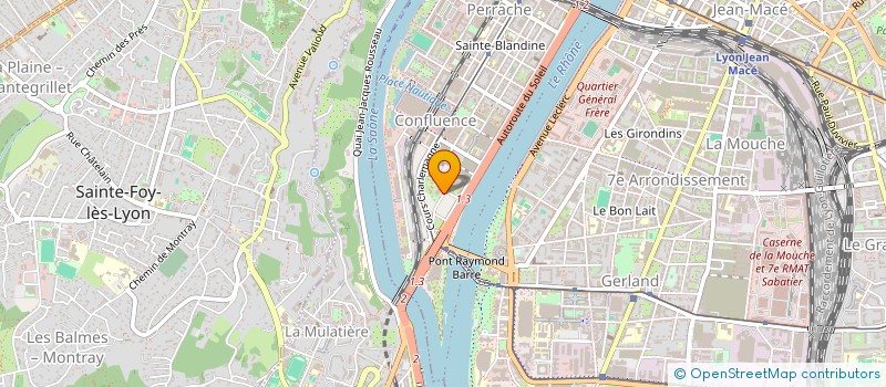 localisation de l'entreprise ZADIGA  LYON