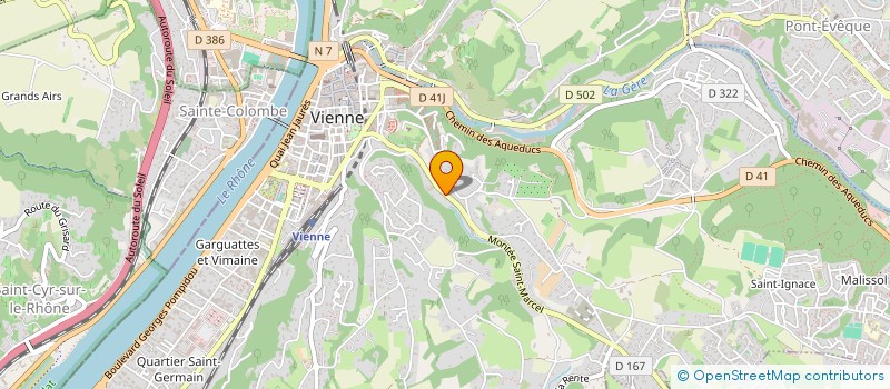 localisation de l'entreprise ZADIKYAN & BAGDASSARIAN  VIENNE