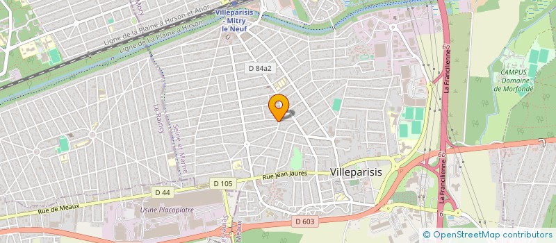 localisation de l'entreprise ZADILER  VILLEPARISIS