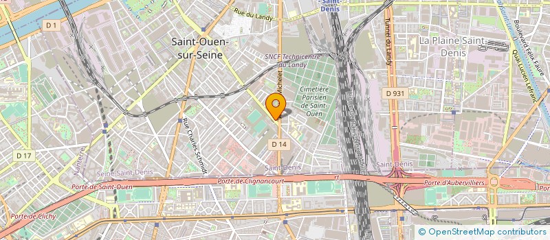 localisation de l'entreprise ZADRI ET MANSOURI à SAINT-OUEN-SUR-SEINE