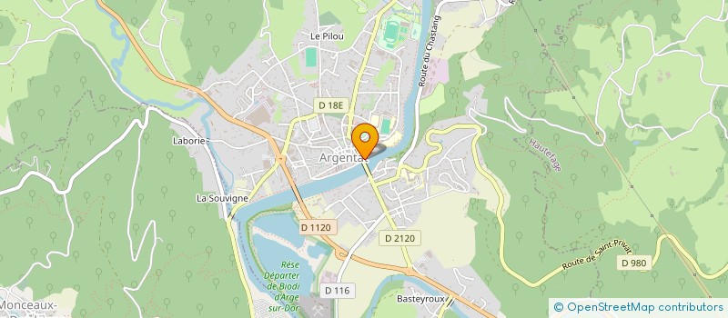 localisation de l'entreprise ZAEL à ARGENTAT-SUR-DORDOGNE