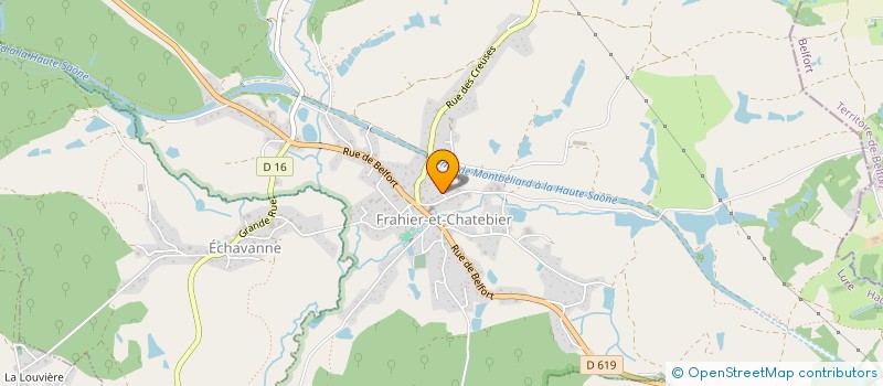 localisation de l'entreprise ZAF 1 à FRAHIER-ET-CHATEBIER