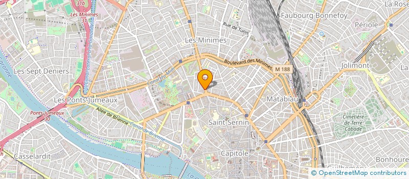 localisation de l'entreprise ZAF IMMOBILIER  TOULOUSE