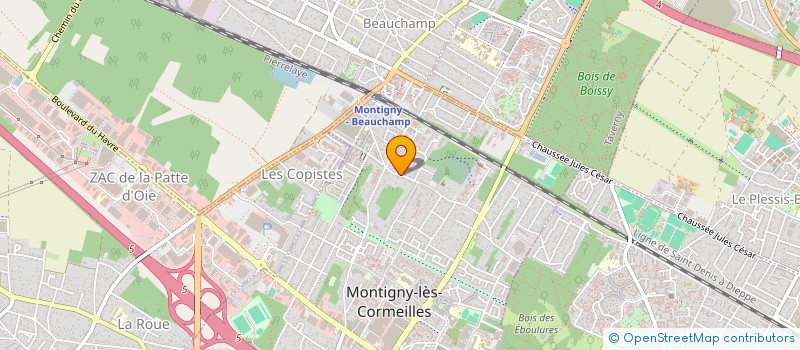 localisation de l'entreprise ZAFAR CORPORATION  MONTIGNY-LES-CORMEILLES