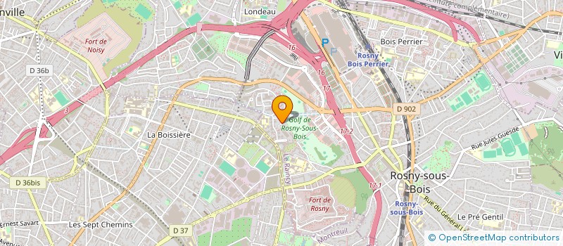 localisation de l'entreprise ZAFERLI à ROSNY-SOUS-BOIS