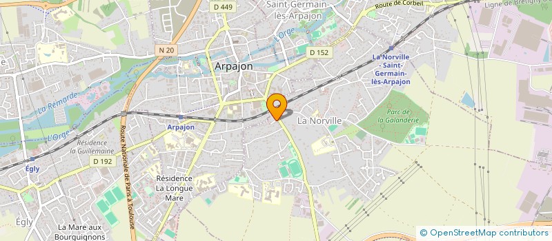 localisation de l'entreprise ZAFFAN GESTION à LA NORVILLE