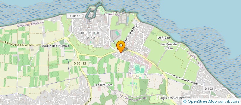 localisation de l'entreprise ZAFRAN IMMOBILIER & CIE  SAINT-MARTIN-DE-RE