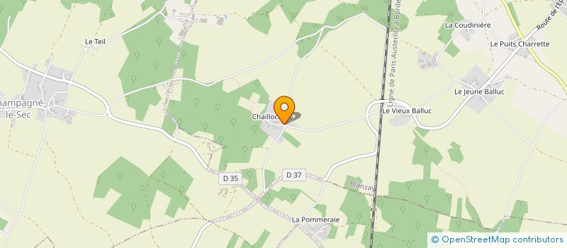 localisation de l'entreprise ZAGA  BLANZAY