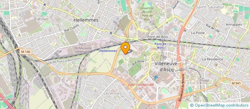 localisation de l'entreprise ZAGAMI à LILLE