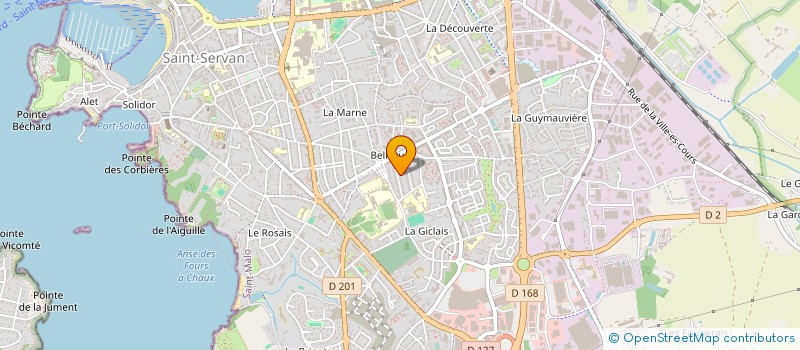 localisation de l'entreprise ZAGARIN IMMO  SAINT-MALO