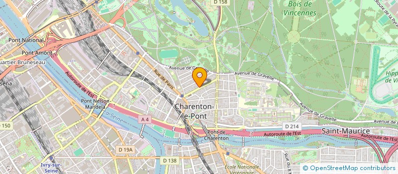 localisation de l'entreprise ZAGASS DESIGN à CHARENTON-LE-PONT