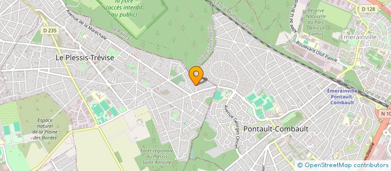 localisation de l'entreprise ZAGHDENE  LE PLESSIS-TREVISE