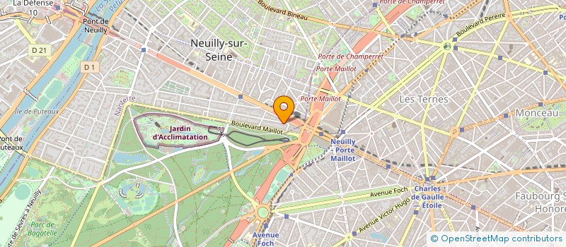 localisation de l'entreprise ZAGORA à NEUILLY-SUR-SEINE