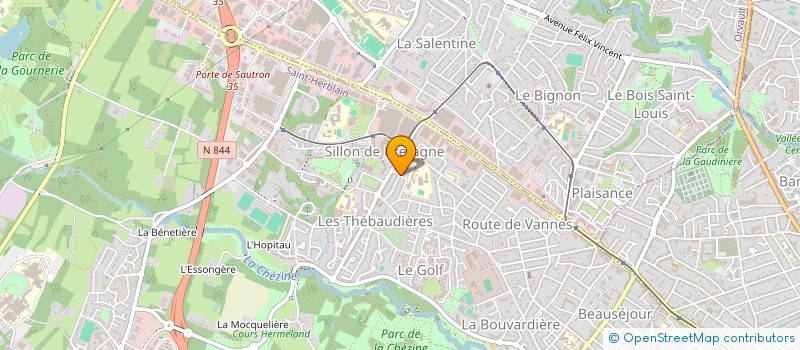 localisation de l'entreprise ZAGORAL à SAINT-HERBLAIN