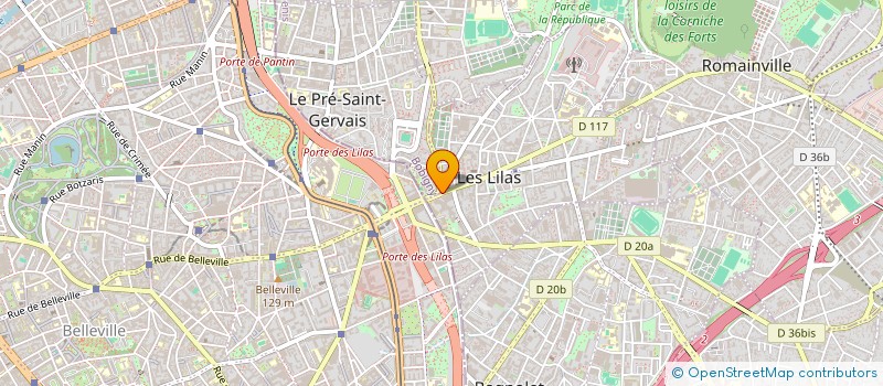 localisation de l'entreprise ZAGROS GRILLADE à LES LILAS