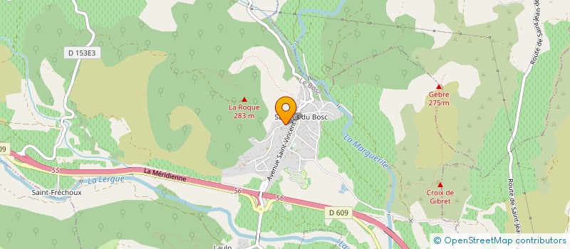 localisation de l'entreprise ZAGUI  LE BOSC