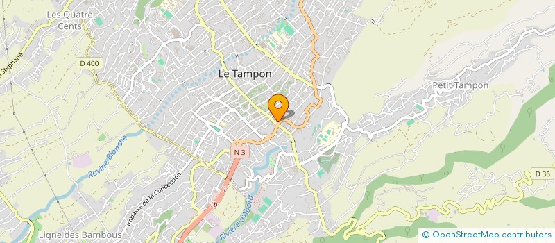 localisation de l'entreprise ZAHAB à LE TAMPON