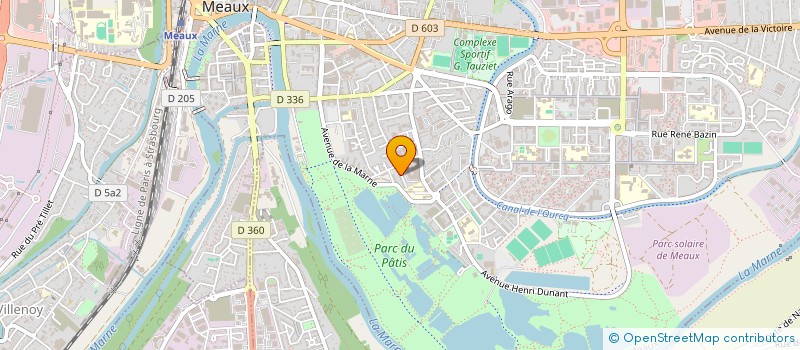 localisation de l'entreprise ZAHANAG TAXISERVICES à MEAUX