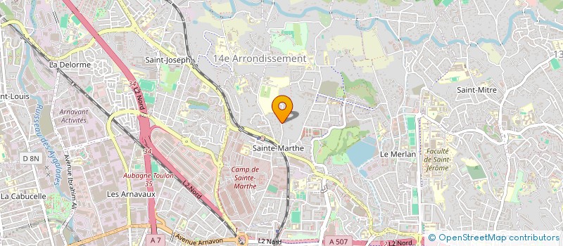 localisation de l'entreprise ZAHAR à MARSEILLE