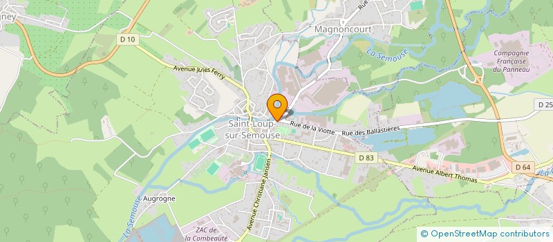 localisation de l'entreprise ZAHIM  MAGNONCOURT