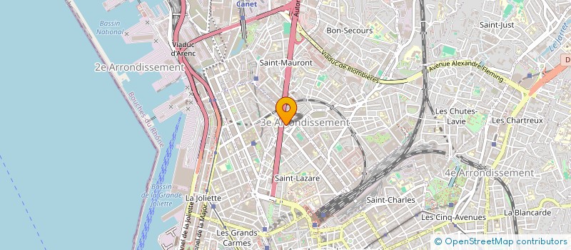 localisation de l'entreprise ZAHRA à MARSEILLE