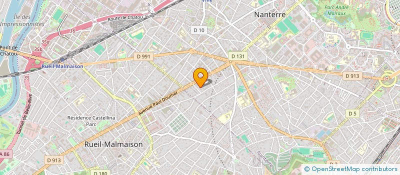 localisation de l'entreprise ZAHRA  NANTERRE