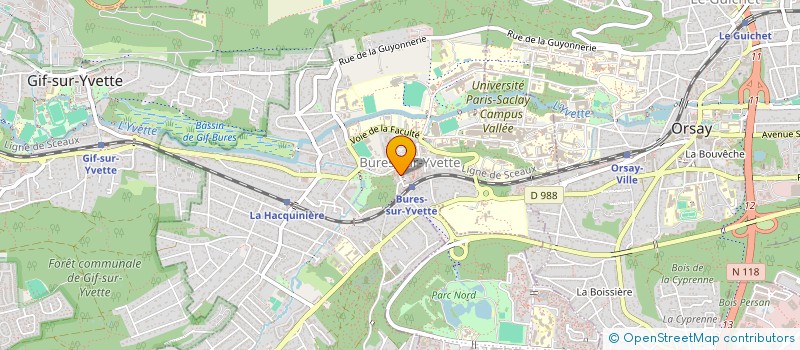 localisation de l'entreprise ZAHRA  BURES-SUR-YVETTE