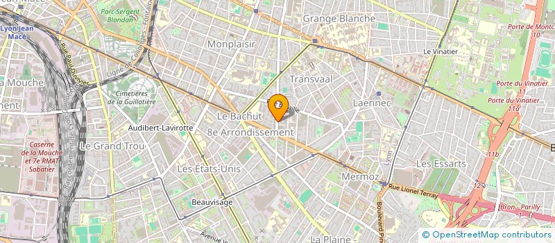 localisation de l'entreprise ZAHRA  LYON