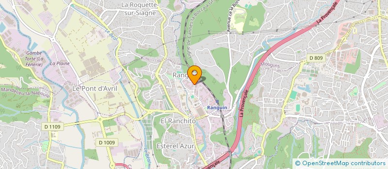 localisation de l'entreprise ZAHRA HOLDING  MANDELIEU-LA-NAPOULE