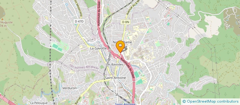 localisation de l'entreprise ZAHRA-NOUR à MARSEILLE