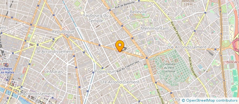 localisation de l'entreprise ZAHRA PRIMEURS I.D.F. à PARIS