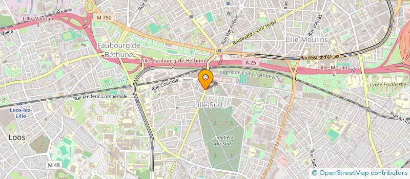 localisation de l'entreprise ZAHRA TELECOM à LILLE