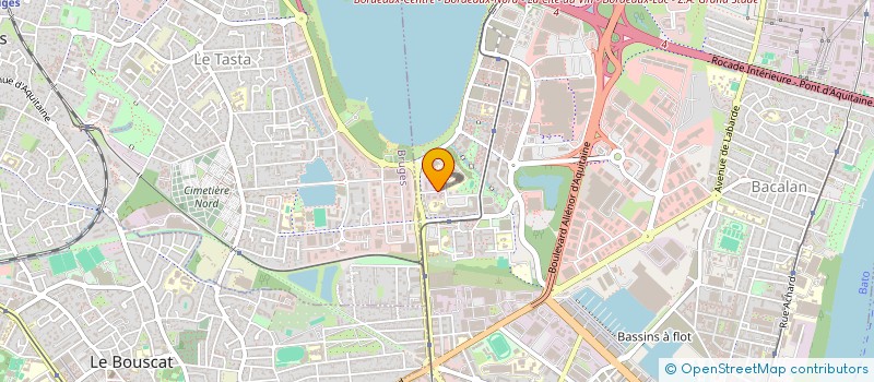 localisation de l'entreprise ZAHRMAL AQUITAINE 33  BORDEAUX