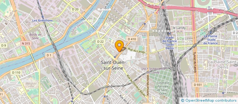 localisation de l'entreprise ZAHYRA à SAINT-OUEN-SUR-SEINE