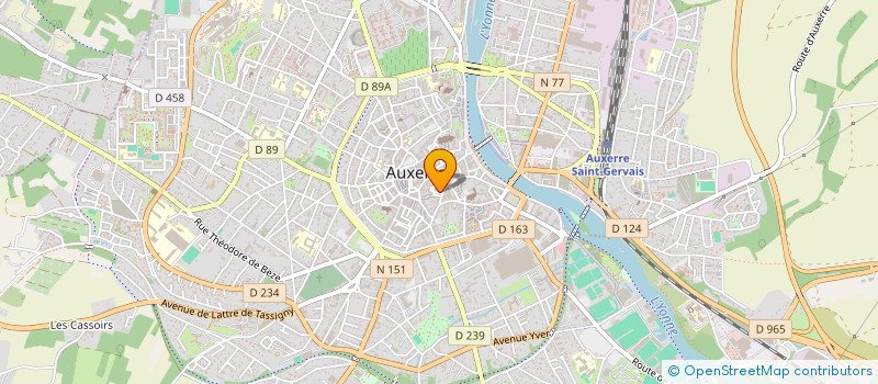 localisation de l'entreprise ZAIA à AUXERRE