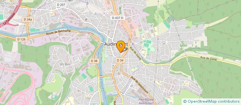 localisation de l'entreprise ZAID O.R.L. à AUDINCOURT