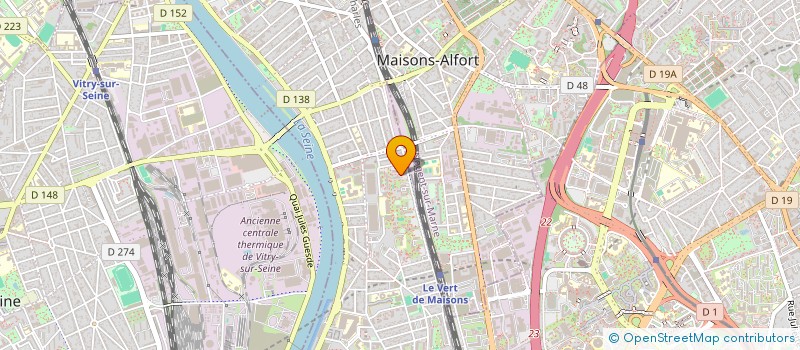 localisation de l'entreprise ZAIDI TAXI à ALFORTVILLE