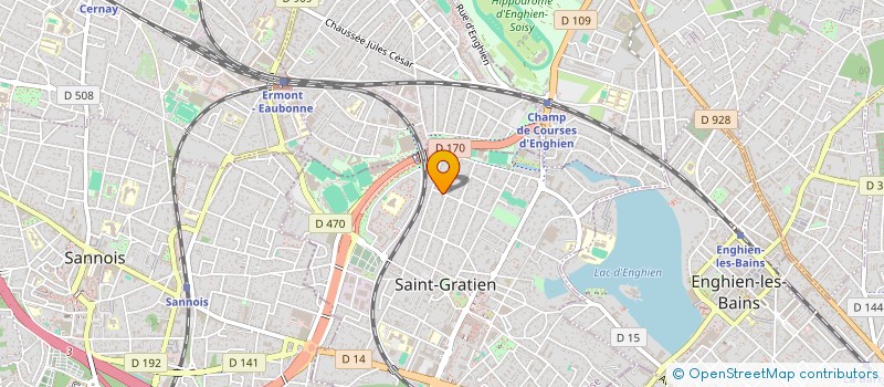localisation de l'entreprise ZAIED CONSULTING à SAINT-GRATIEN