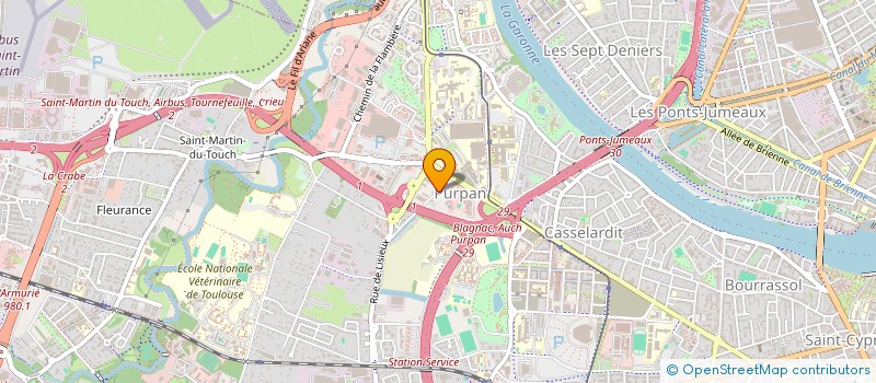 localisation de l'entreprise ZAIN à TOULOUSE