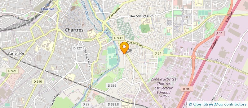 localisation de l'entreprise ZAIN ET ZEN à CHARTRES