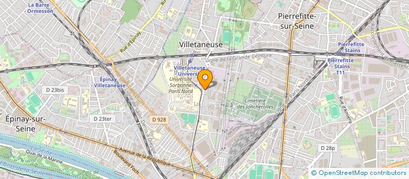 localisation de l'entreprise ZAINA à VILLETANEUSE