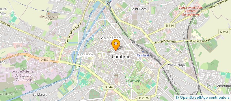 localisation de l'entreprise ZAINA  CAMBRAI
