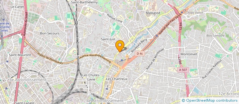 localisation de l'entreprise ZAINAB à MARSEILLE
