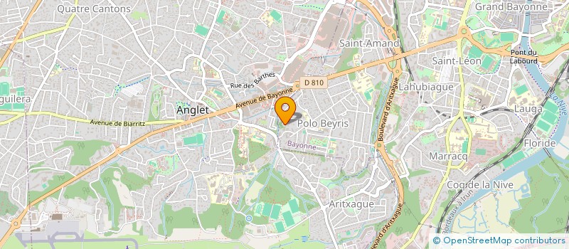 localisation de l'entreprise ZAINDU à BAYONNE