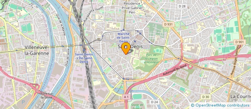 localisation de l'entreprise ZAISAN à SAINT-DENIS