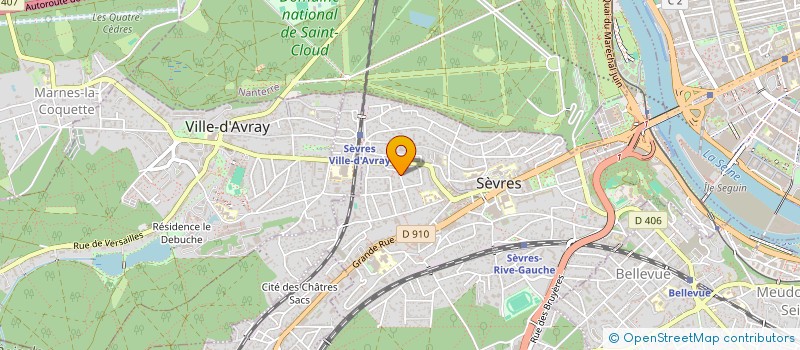 localisation de l'entreprise ZAISAN CONSULTING à SEVRES