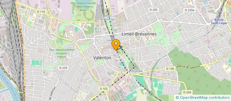 localisation de l'entreprise ZAITER TRANSPORT à LIMEIL-BREVANNES