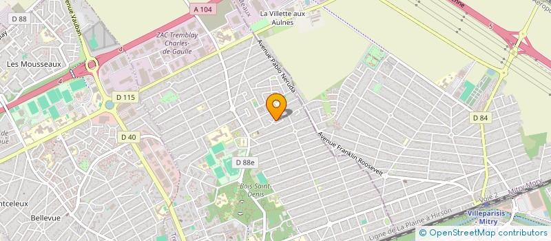 localisation de l'entreprise ZAITOON  LES LILAS