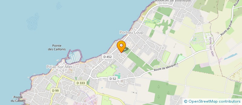 localisation de l'entreprise ZAJANA  PIRIAC-SUR-MER