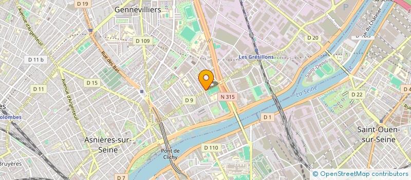 localisation de l'entreprise ZAK  GENNEVILLIERS